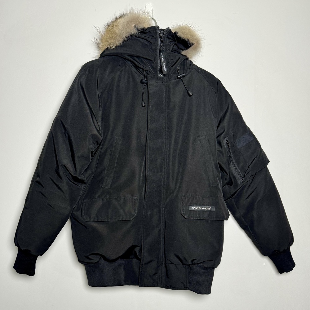 Canada Goose Men's Chilliwack Bomber Jacket in Black Sz M - Picture 3 of 16